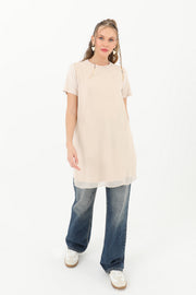 Puane Kadın Basic Uzun T-Shirt