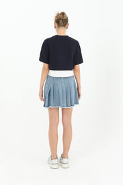 Soul Kadın Poplin Garnili Baskılı T-Shirt