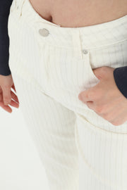 Soul Kadın Çizgili Denim Pantolon
