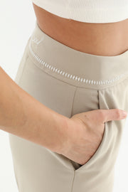Soul Kadın Beli Nakış Detaylı Geniş Paça Pantolon