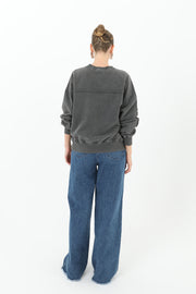Soul Kadın Dikiş Detaylı Eskitme Sweatshirt