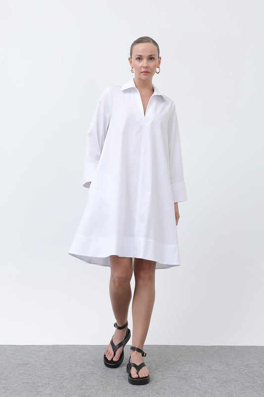 Soul Kadın Poplin Mini Elbise