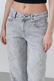 Soul Kadın Basic Bol Denim Pantolon