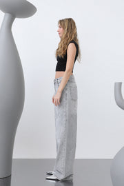 Soul Kadın Basic Bol Denim Pantolon