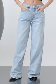 Soul Kadın Basic Bol Denim Pantolon