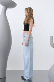 Soul Kadın Basic Bol Denim Pantolon