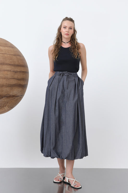 Soul Kadın Denim Balon Etek