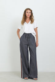 Soul Kadın Yanları Şerit Detaylı Denim Pantolon