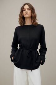 Loreen Kadın Kuşaklı Minimal Örme Tunik