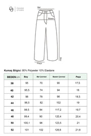 Kadın Havuç Form Kumaş Pantolon