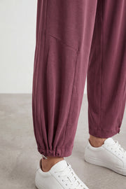 Lastik Paça Modal Karışımlı Rahat Pantolon