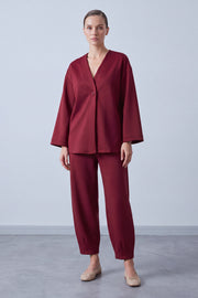 Kadın Lastik Detaylı İkili Takım