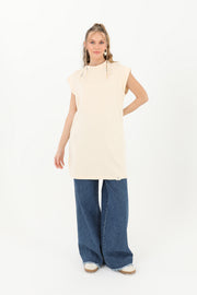 Soul Kadın Basic Kolsuz T-Shirt