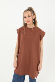 Soul Kadın Basic Kolsuz T-Shirt