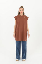 Soul Kadın Basic Kolsuz T-Shirt