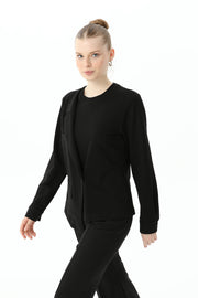 Soul Kadın Ceket Detaylı Sweatshirt